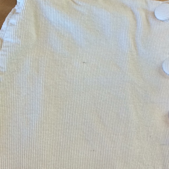 Corduroy Skirt Off White Boutique Beige Large - Picture 6 of 6